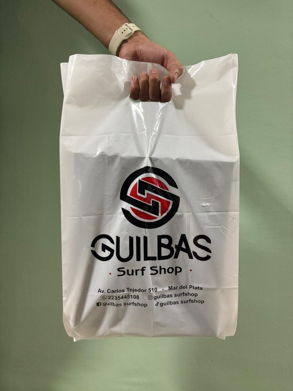 Bolsa impresa para Guilbas Surf Shop