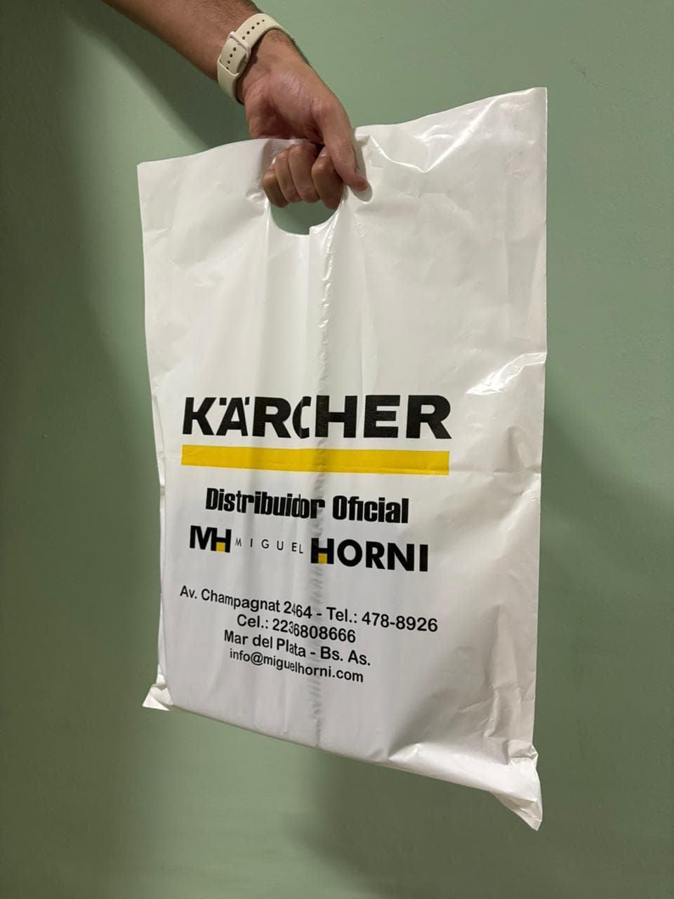 Bolsa impresa para Karcher
